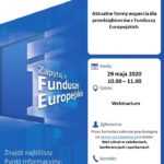 Aktualne formy wsparcia dla przedsiębiorców z Funduszy Europejskich