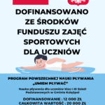 Nauka pływania dla uczniów klas I-III Szkół Podstawowych w Gminie Księżpol